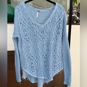 Free People Cross My Heart Sweater S